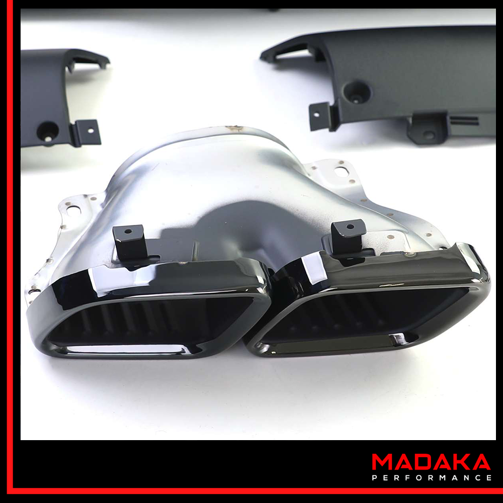 Doppelendrohre schwarz für Mercedes GLE V167 - Bild 3