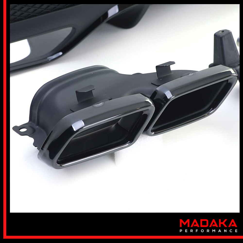 Doppelendrohre schwarz für Mercedes GLE W166 - Bild 3