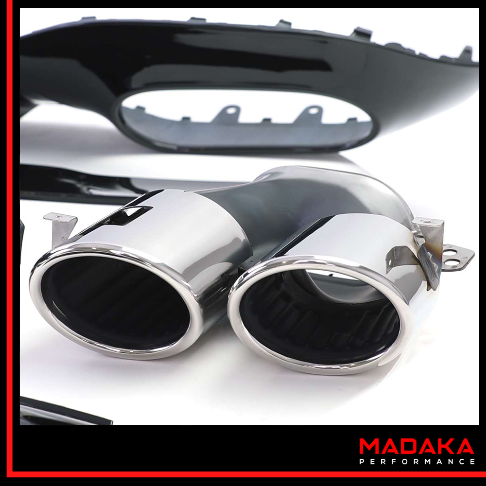 Doppelendrohre für Mercedes A-Klasse W177 Chrom - Bild 3