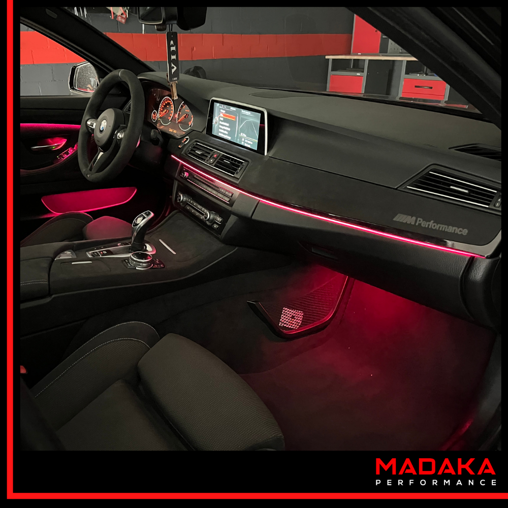 Nachgerüstete Ambientebeleuchtung für BMW 5er F10 F11 F07 - Bild 2