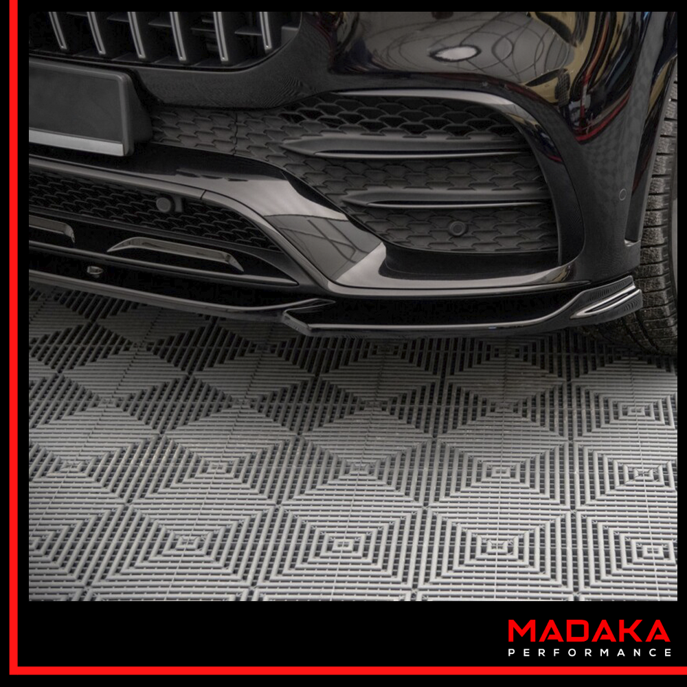 Frontspoilerlippe montiert am Mercedes GLE W167 C167 Detailansicht - Bild 2