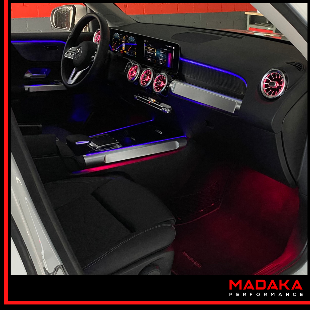 Nachrüstung Ambientebeleuchtung für Mercedes GLA H247 mit 64 Farben inkl. Einbau – Bild 1