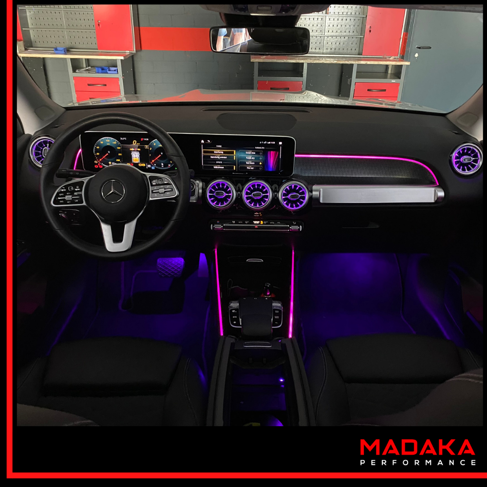 Nachgerüstete Ambientebeleuchtung für Mercedes GLA H247 - Bild 5