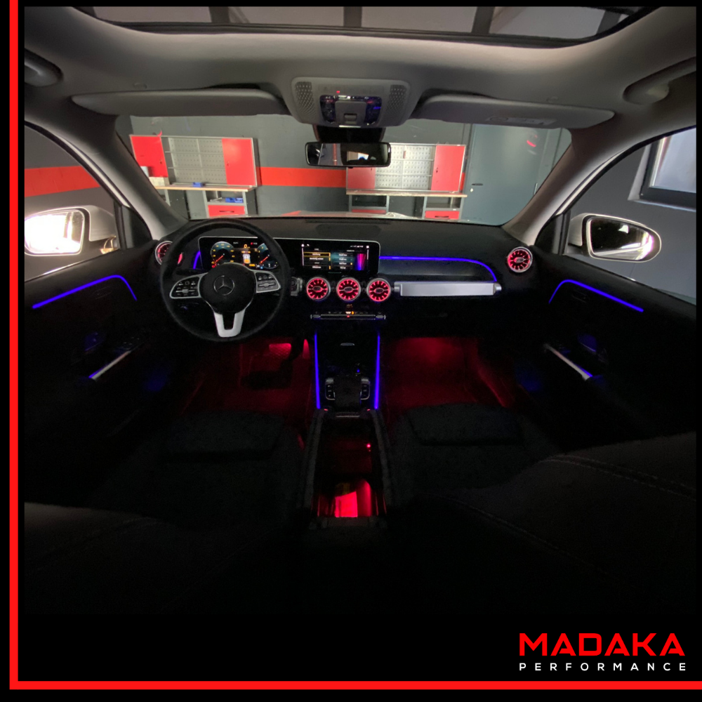 Nachrüstung Ambientebeleuchtung für Mercedes GLA H247 mit 64 Farben inkl. Einbau – Bild 2