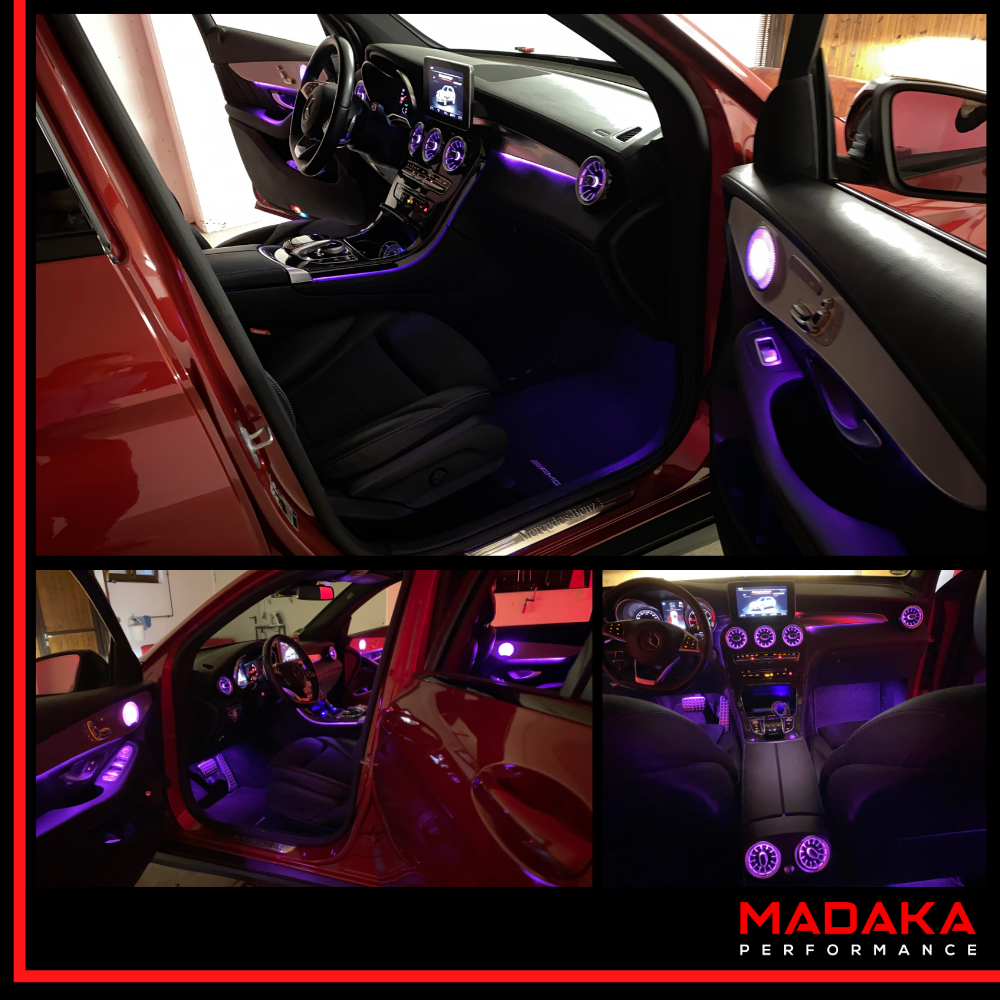 Nachgerüstete Ambientebeleuchtung für Mercedes GLC-Klasse X253 - Bild 11