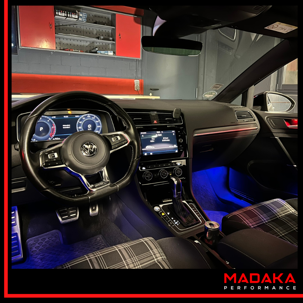 Nachrüstung Ambientebeleuchtung für VW Golf 7 mit Multi-Color inkl. Einbau – Bild 2