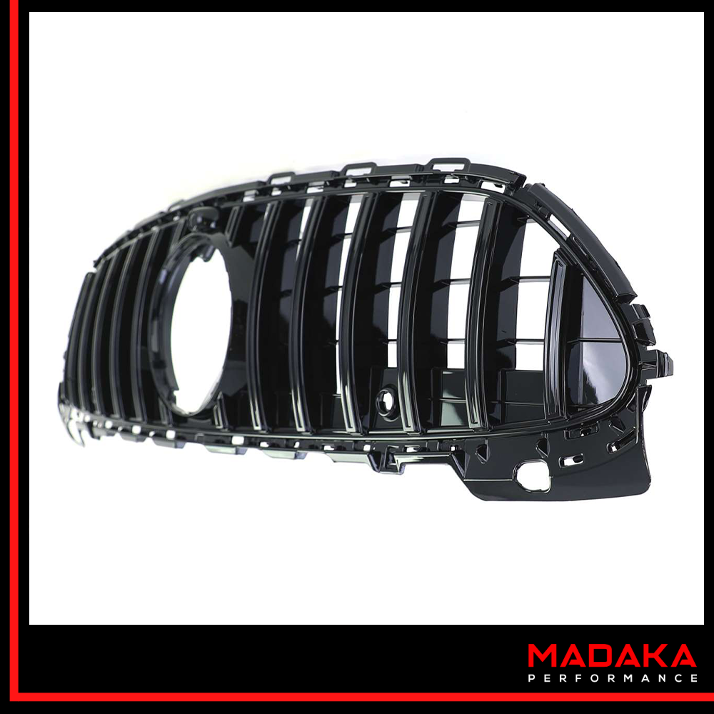 Detailansicht Kühlergrill Sport GT für Mercedes C-Klasse W206 S206 Schwarz - Bild 5