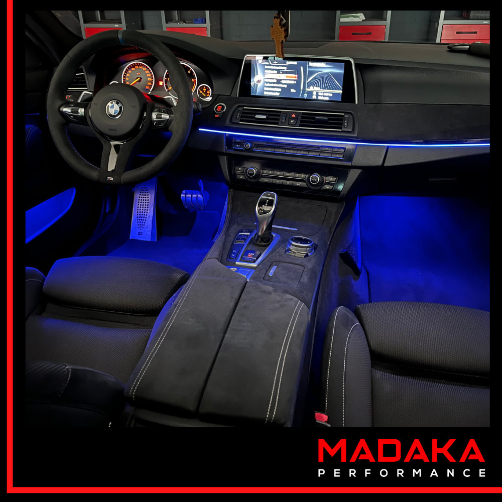 Nachgerüstete Ambientebeleuchtung für BMW 5er F10 F11 F07 - Bild 4