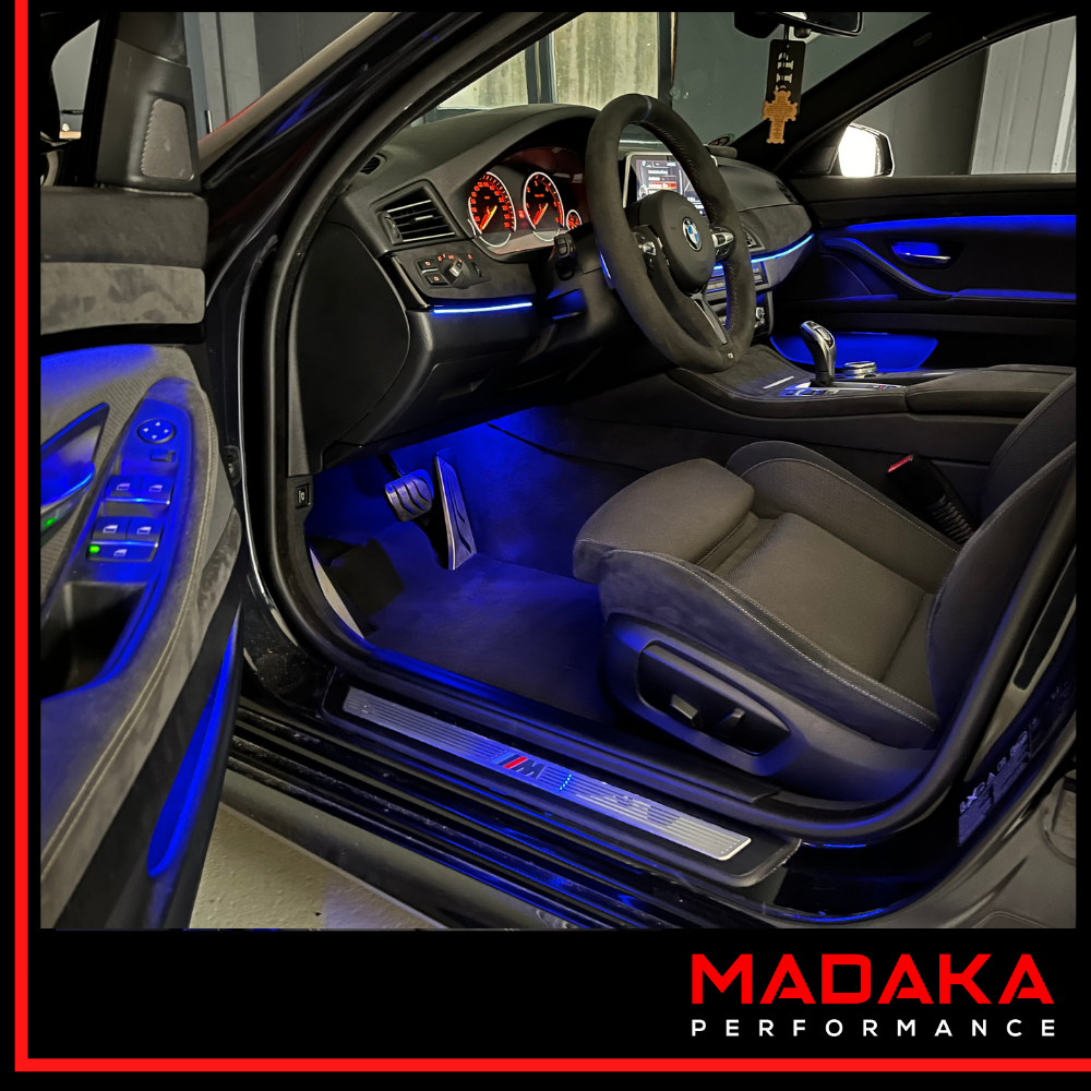 Nachgerüstete Ambientebeleuchtung für BMW 5er F10 F11 F07 - Bild 3