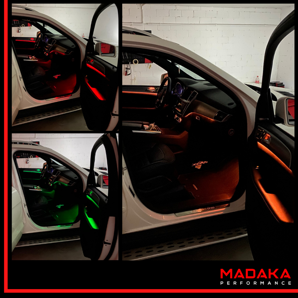 Nachgerüstete Ambientebeleuchtung für Mercedes ML-Klasse W166 - Bild 5