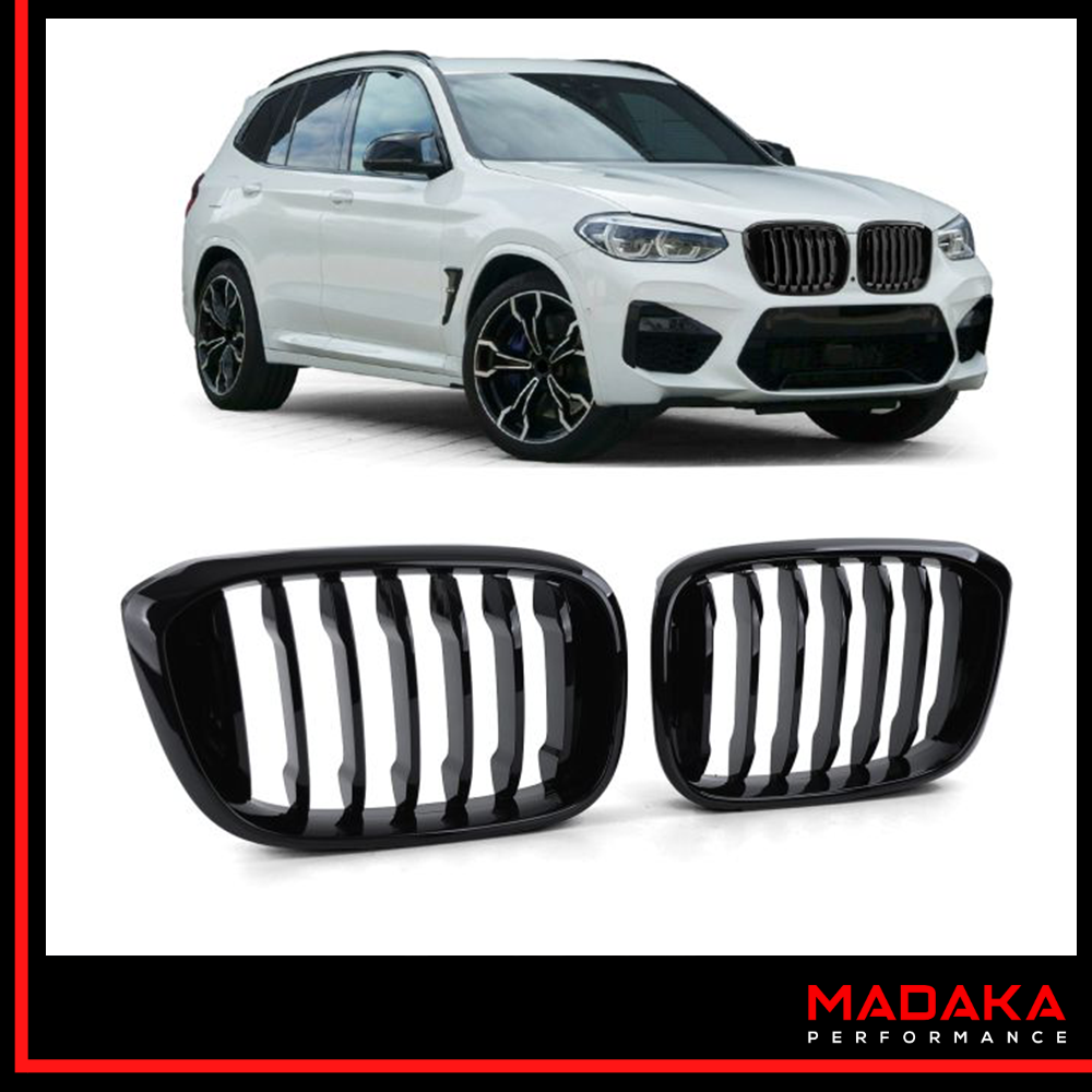Kühlergrill schwarz Detailansicht für BMW X3 G01 X4 G02 - Bild 5
