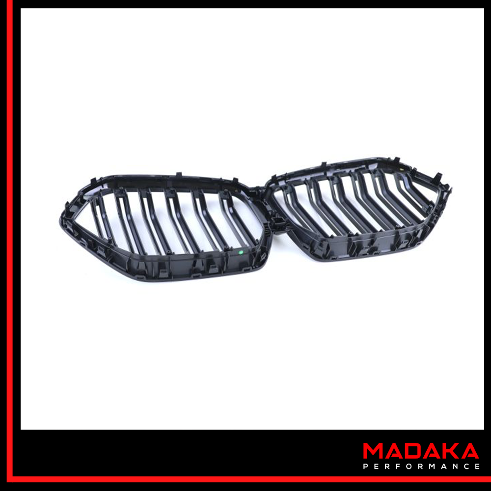 Doppelsteg Kühlergrill schwarz Detailansicht für BMW X6 G06 - Bild 4