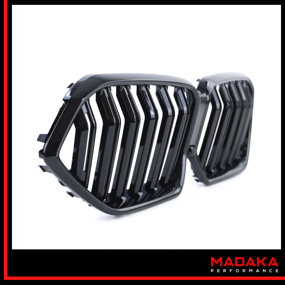 Doppelsteg Kühlergrill schwarz Detailansicht Detailansicht für BMW X6 G06 - Bild 3
