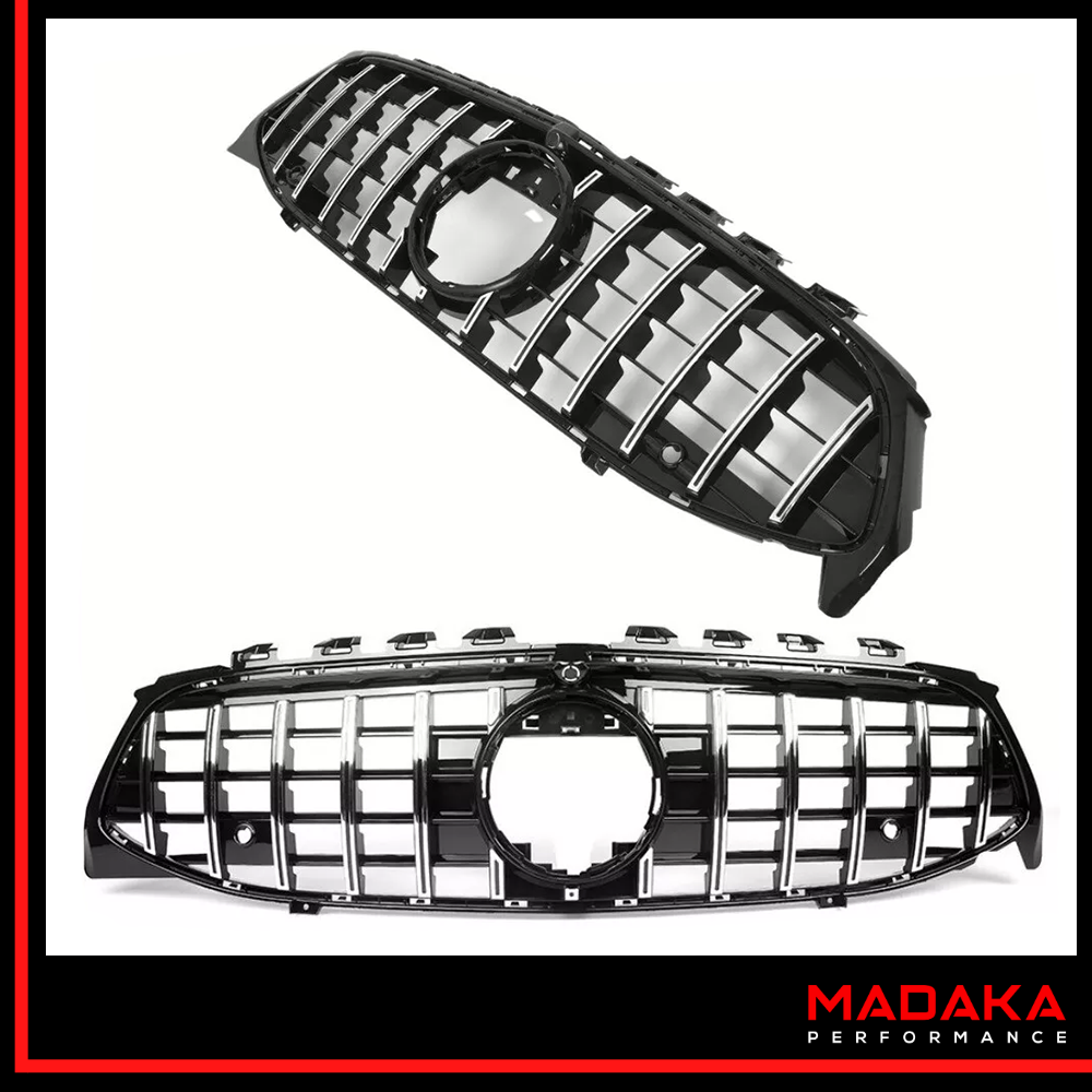 Kühlergrill Panamericana AMG Optik 45 für Mercedes CLA W118 C118 Chrom - Bild 6