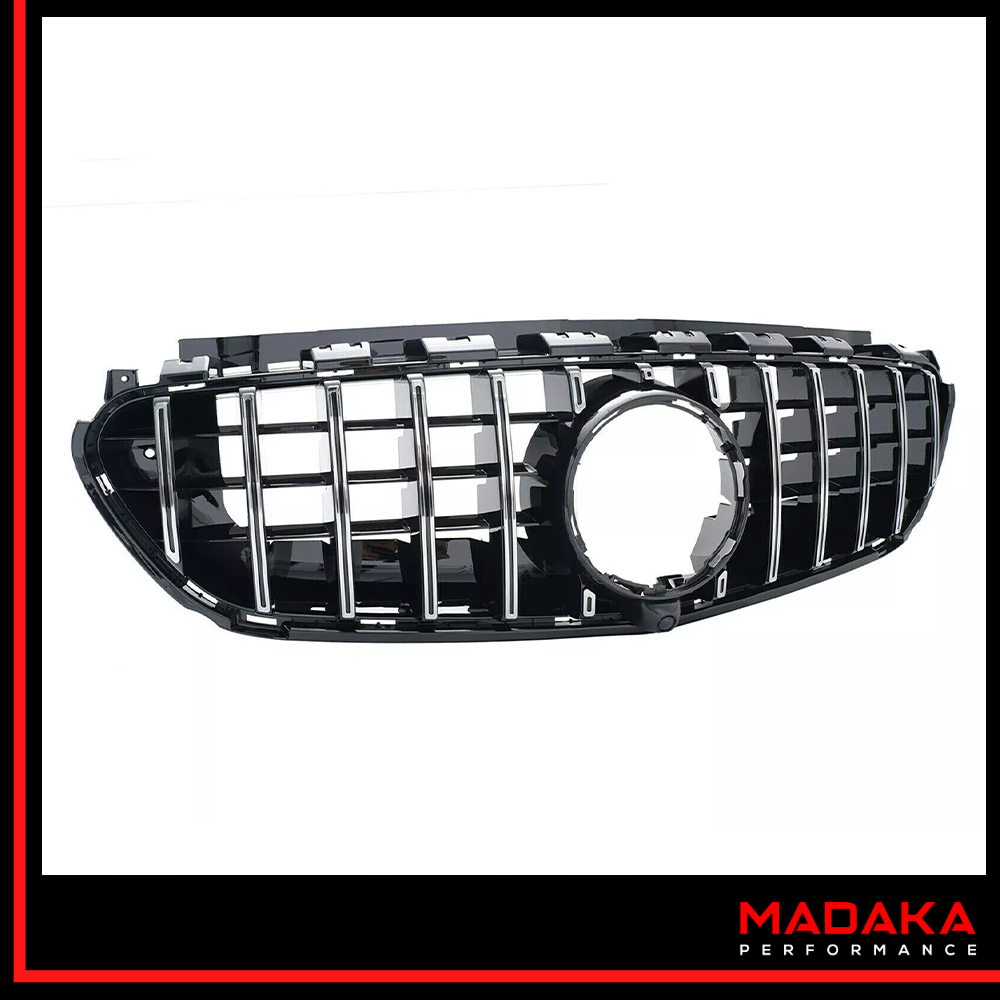 Kühlergrill Panamericana für Mercedes E-Klasse E63 AMG Chrom - Bild 4