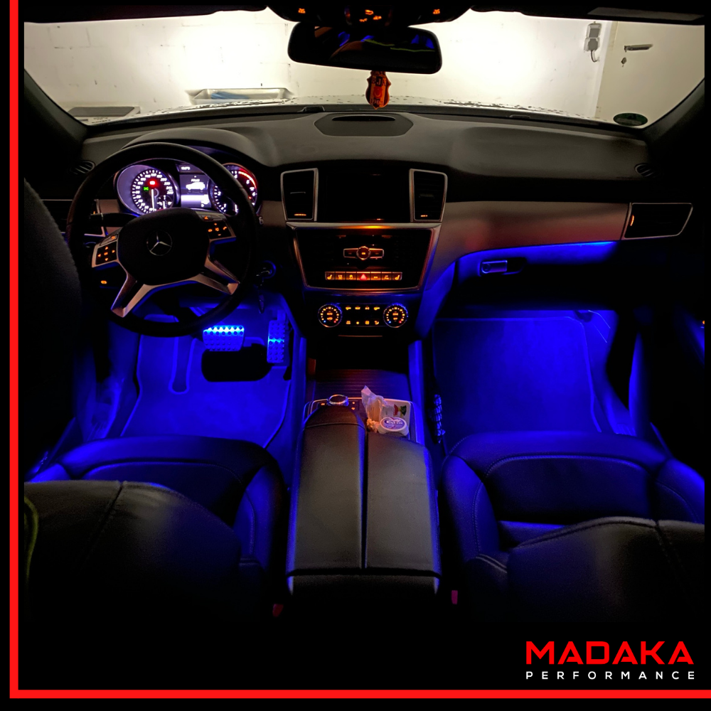 Nachgerüstete Ambientebeleuchtung für Mercedes GLE-Klasse C292 - Bild 6