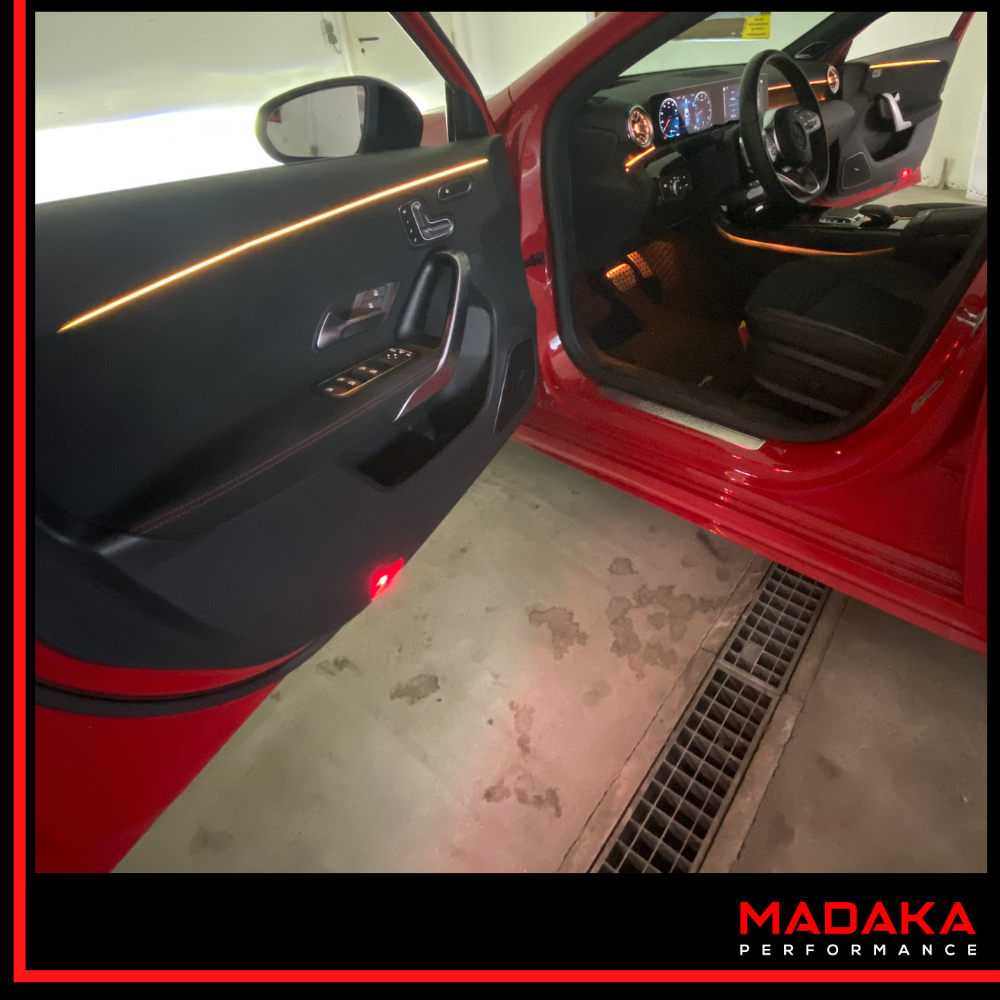 Nachgerüstete Ambientebeleuchtung für Mercedes A-Klasse W177 - Bild 4