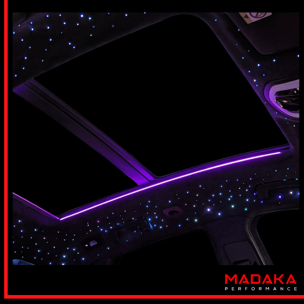 Nachgerüsteter Sternenhimmel für Porsche Cayenne 9YA - Bild 3