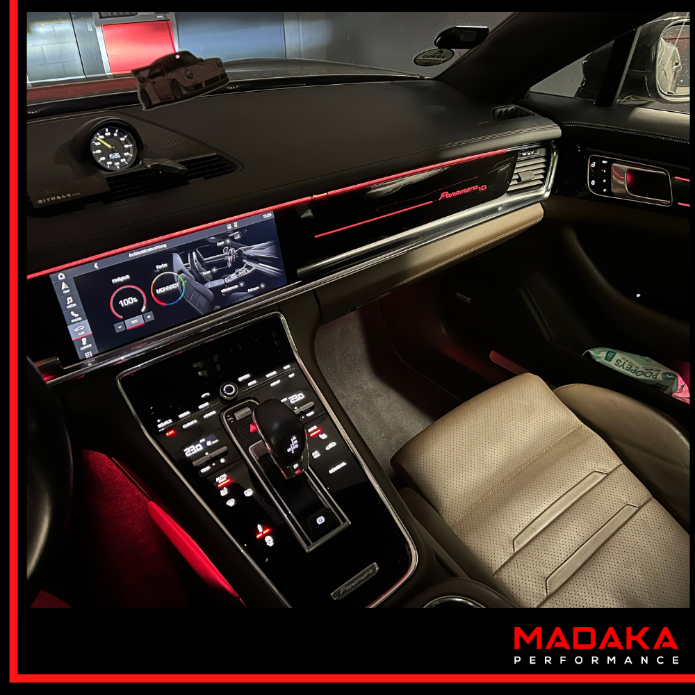 Nachgerüstete Ambientebeleuchtung für Porsche Panamera 971 - Bild 4