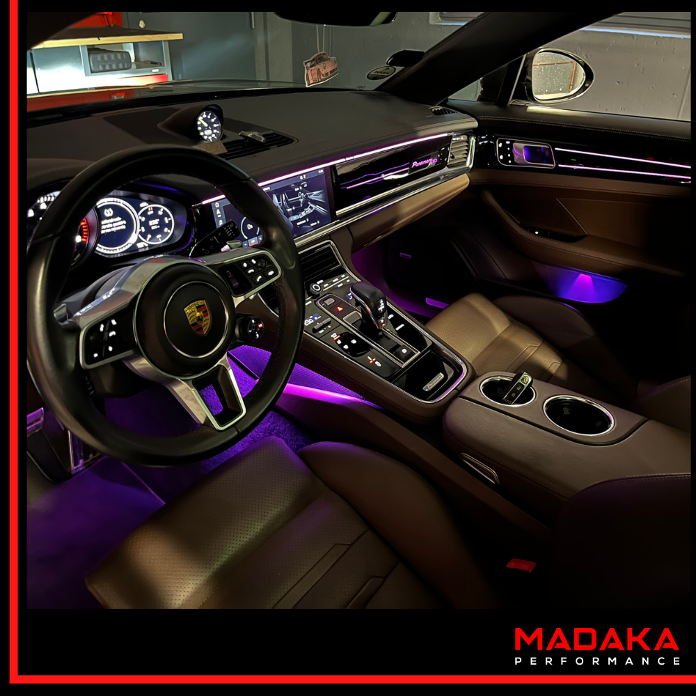Nachgerüstete Ambientebeleuchtung für Porsche Panamera 971 - Bild 5