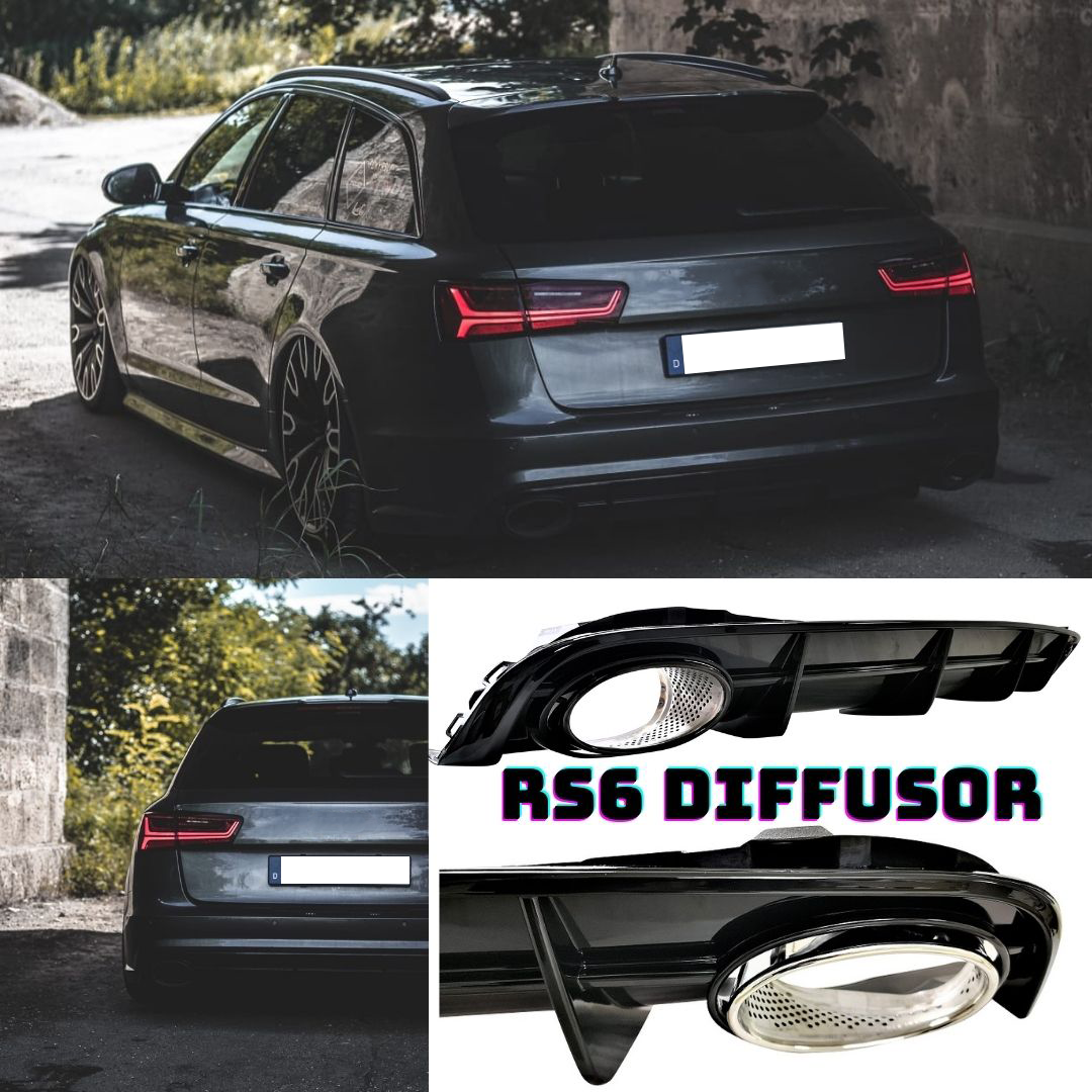 Diffusor in RS6 Look für Audi A6/S-Line - Bild 5
