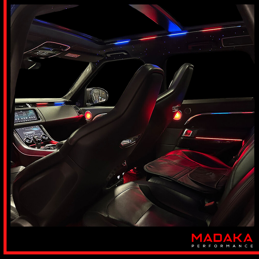 Nachrüstung Ambientebeleuchtung für Range Rover Sport mit 64 Farben inkl. Einbau – Bild 2