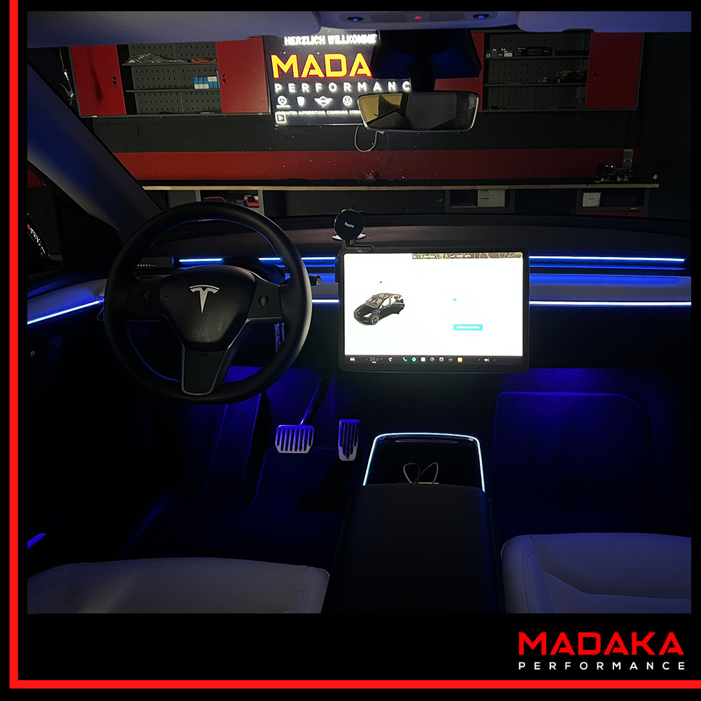 Nachgerüstete Ambientebeleuchtung für Tesla Model 3 - Bild 5