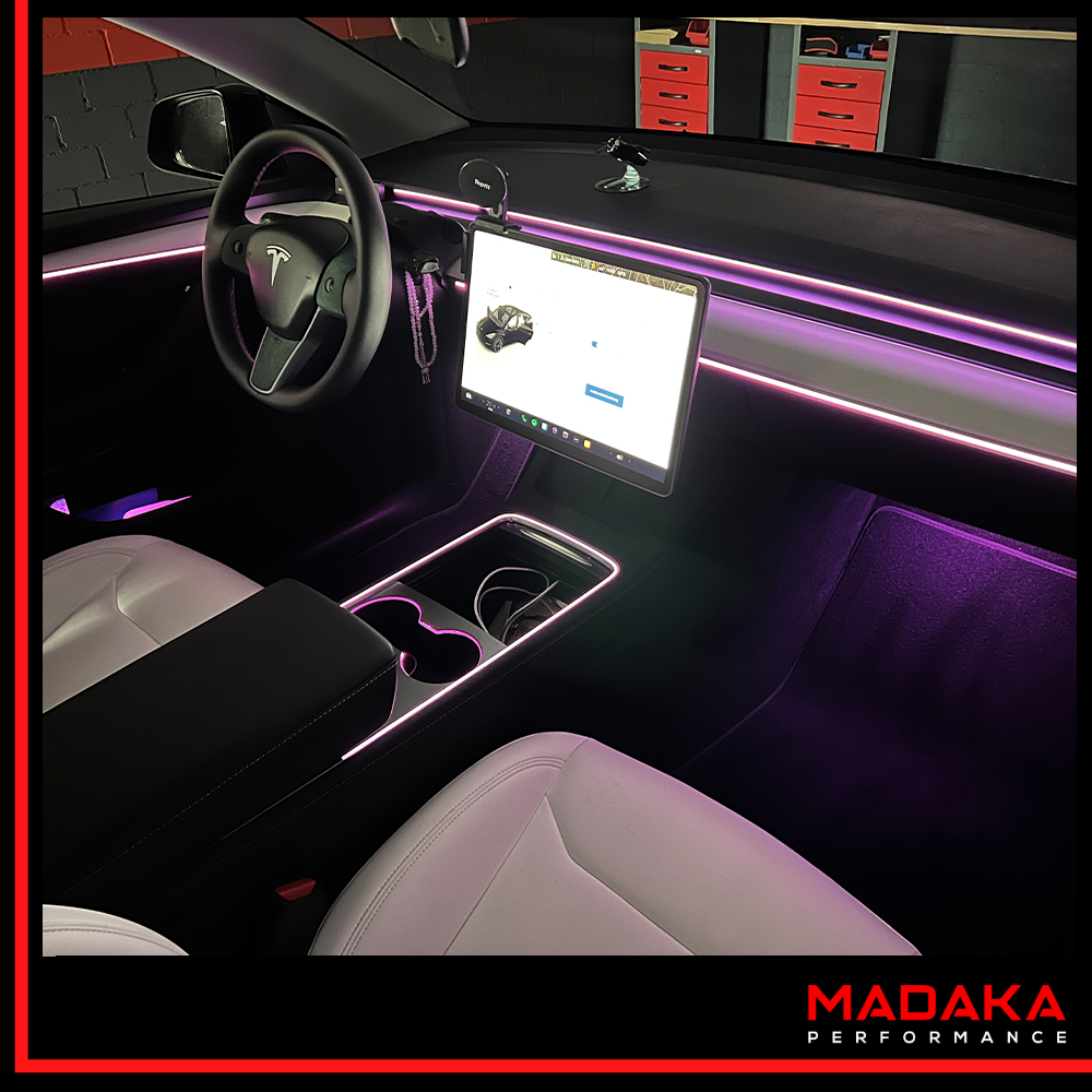Nachgerüstete Ambientebeleuchtung für Tesla Model 3 - Bild 9