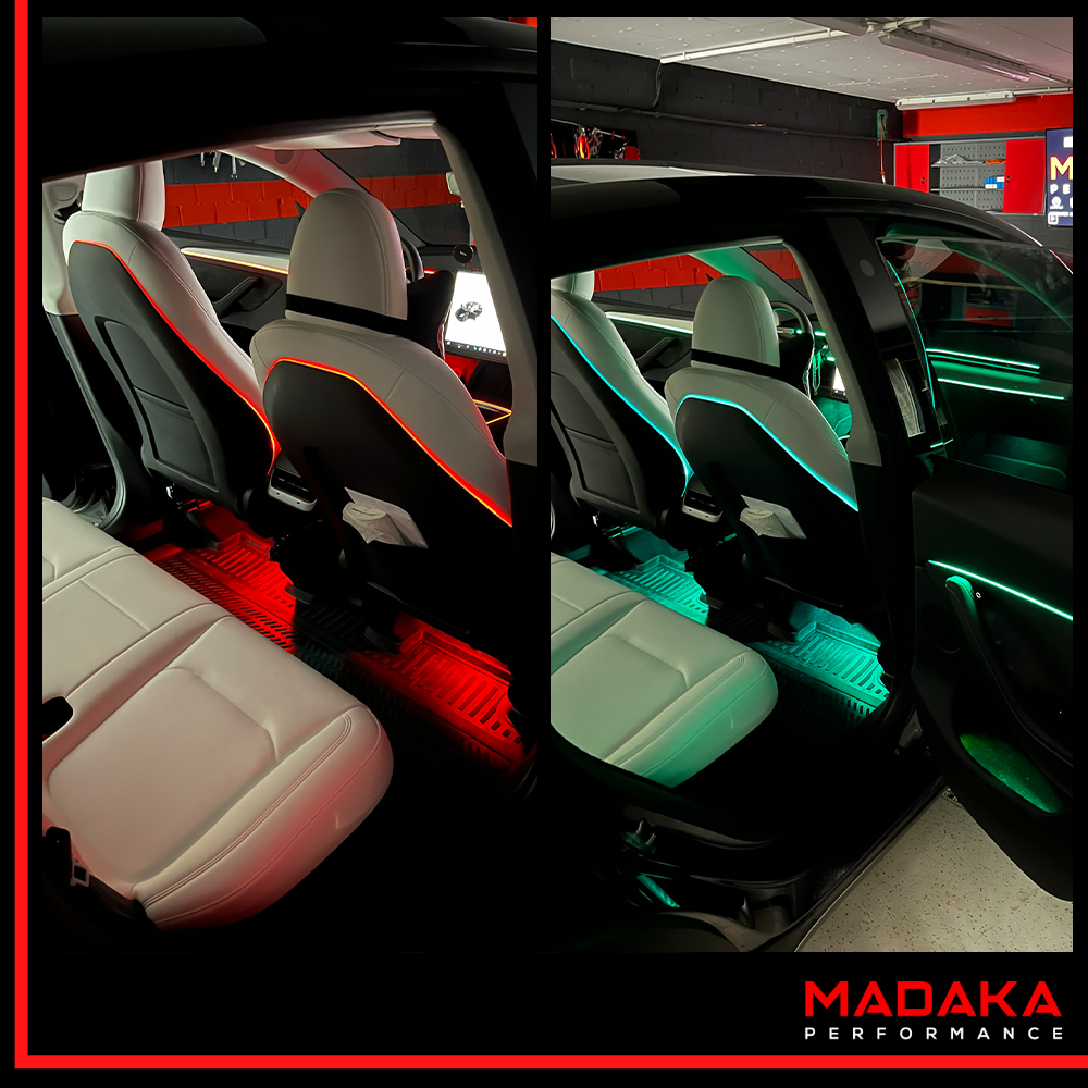 Nachgerüstete Ambientebeleuchtung für Tesla Model 3 - Bild 3