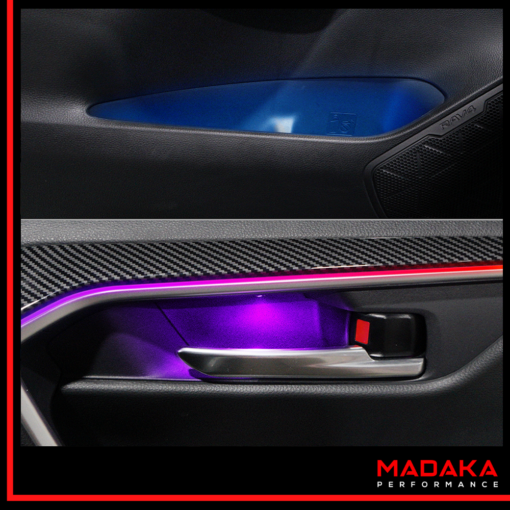 Nachgerüstete Ambientebeleuchtung für Toyota RAV4 - Bild 3