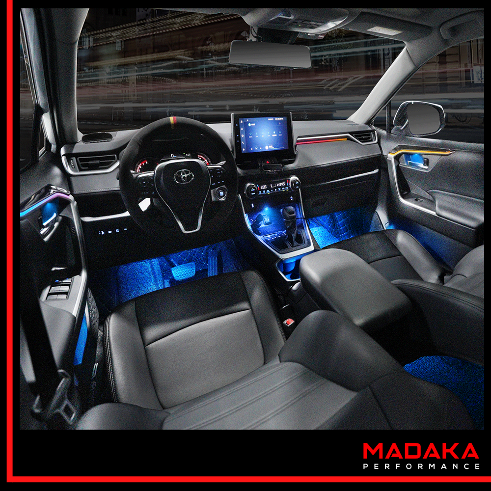 Nachrüstung Ambientebeleuchtung für Toyota RAV4 mit Multi-Color inkl. Einbau – Bild 2