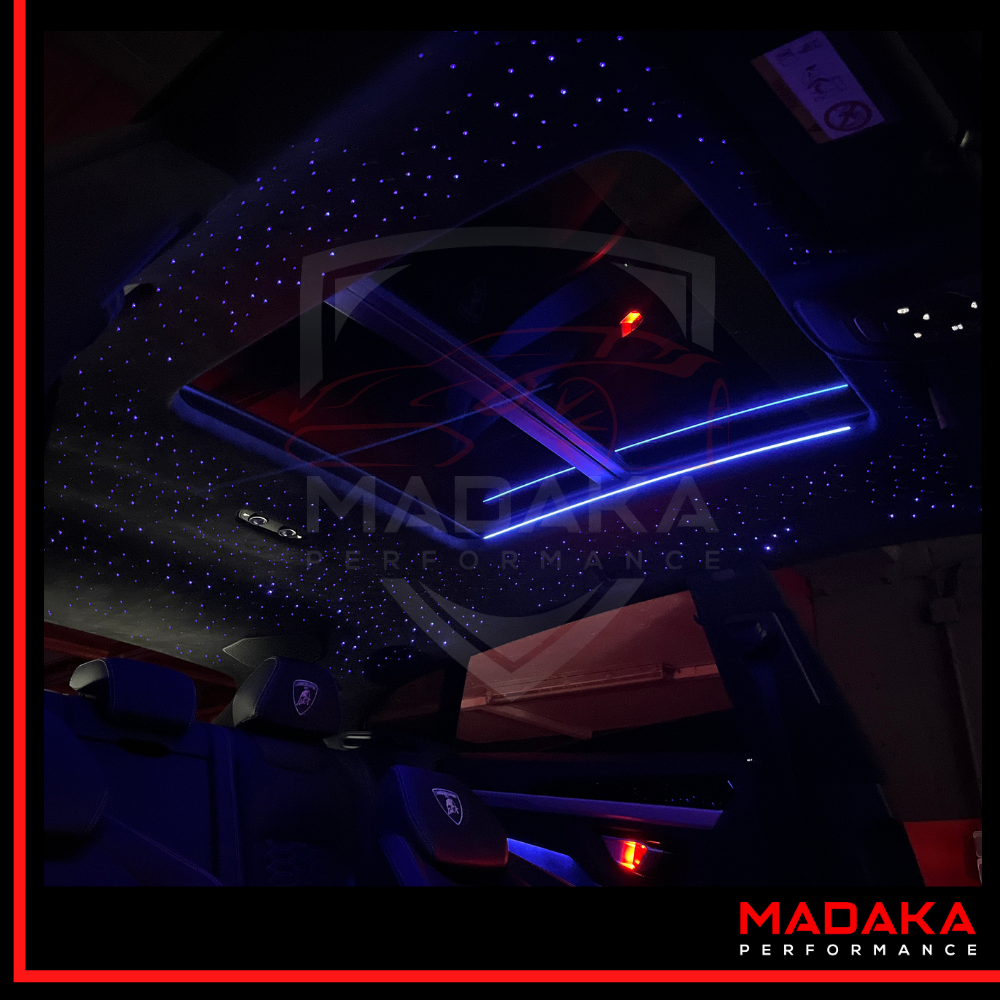 Nachgerüsteter Sternenhimmel in einem Lamborghini Urus - Bild 1