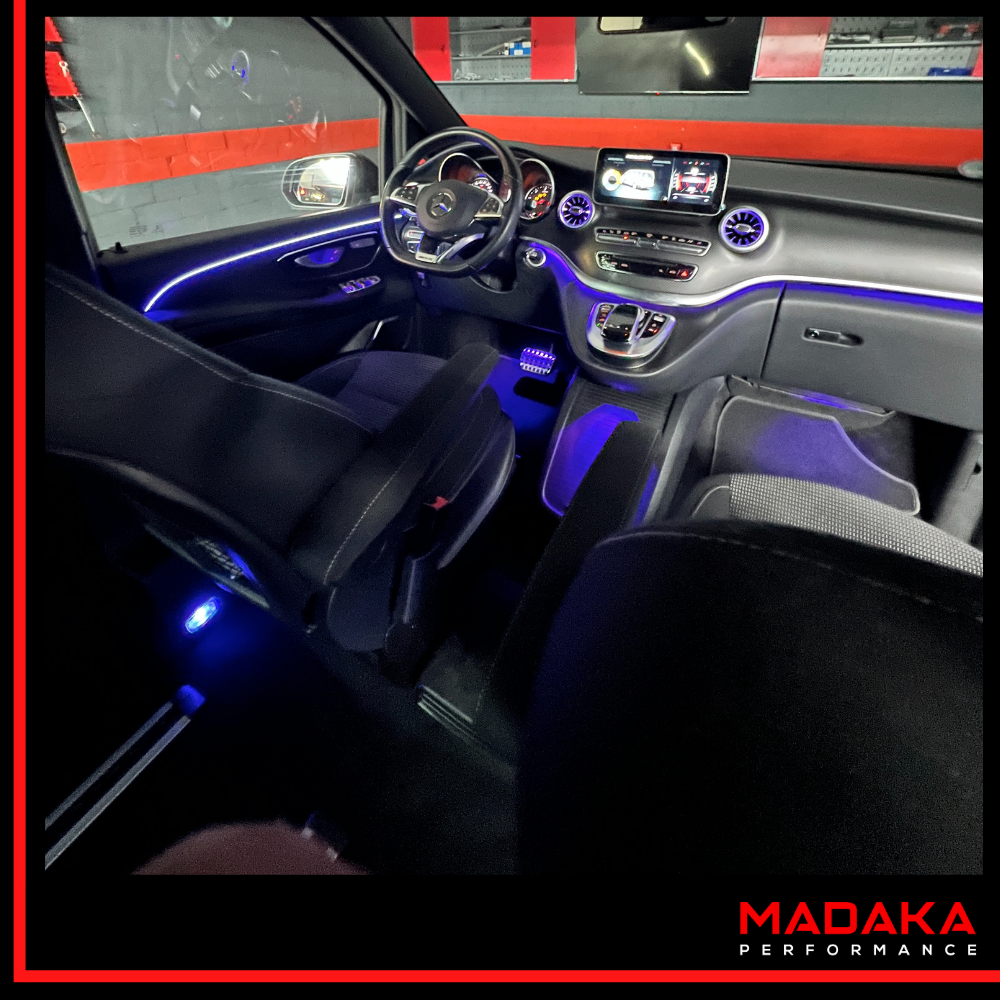 Nachrüstung Ambientebeleuchtung für Mercedes V-Klasse W447 mit 64 Farben inkl. Einbau