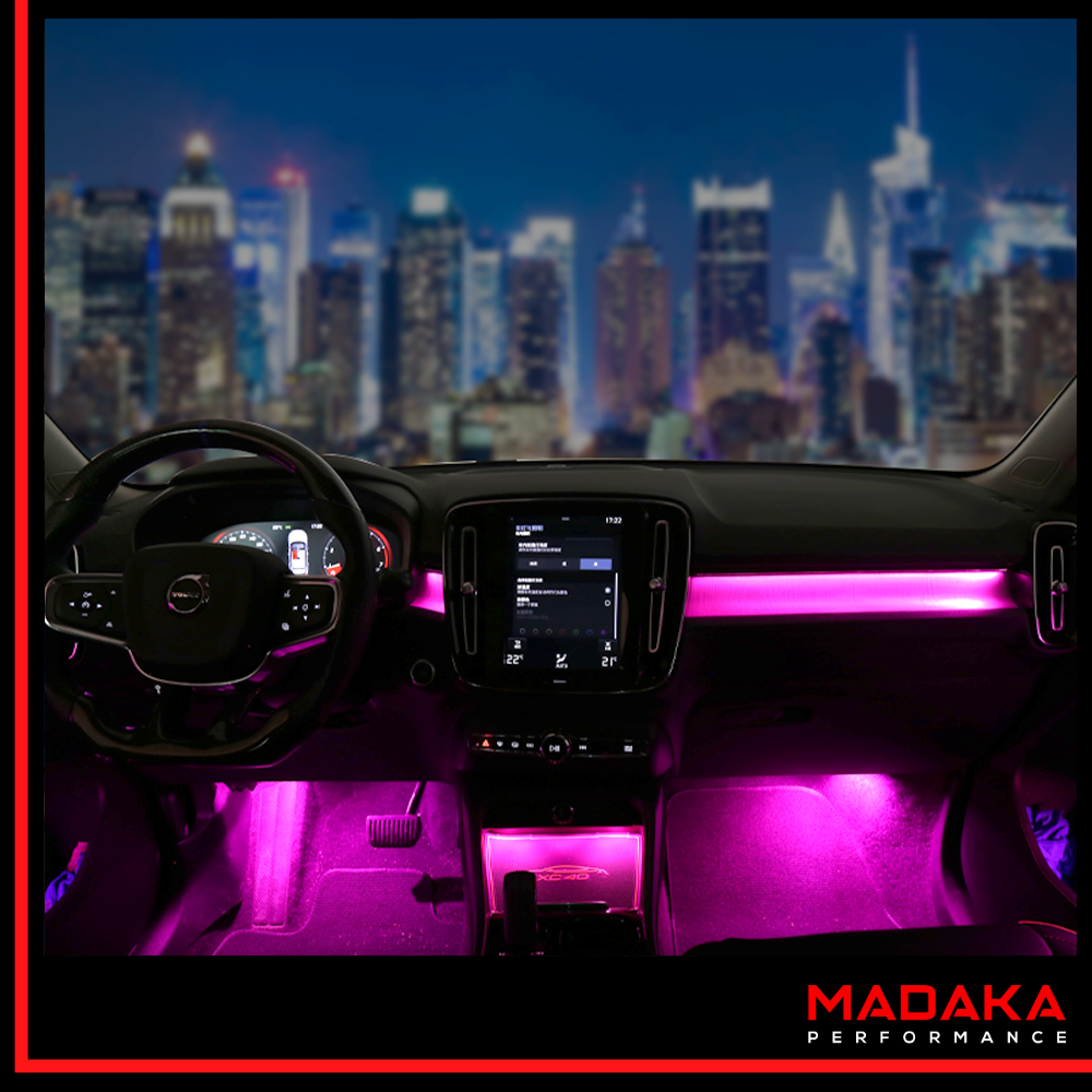 Nachrüstung Ambientebeleuchtung für Volvo XC40 mit 64 Farben inkl. Einbau – Bild 1