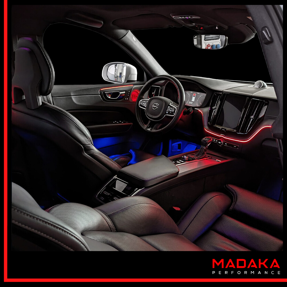 Nachrüstung Ambientebeleuchtung für Volvo XC60 mit 64 Farben 2-Zonen inkl. Einbau – Bild 2