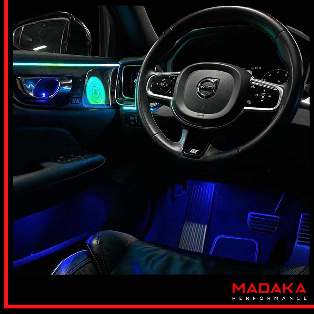 Nachrüstung Ambientebeleuchtung für Volvo S60 mit 64 Farben inkl. Einbau – Bild 2