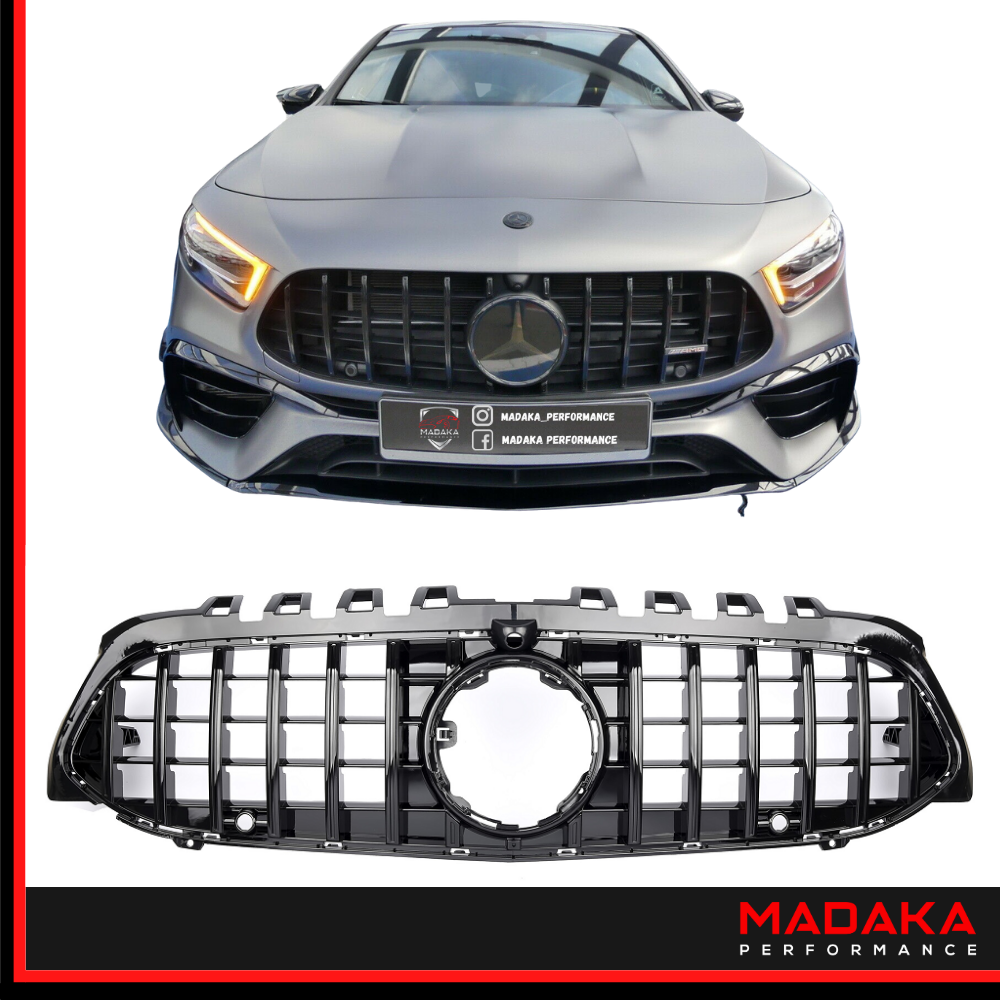 Kühlergrill für Mercedes A-Klasse W177 V177 Schwarz - Bild 2