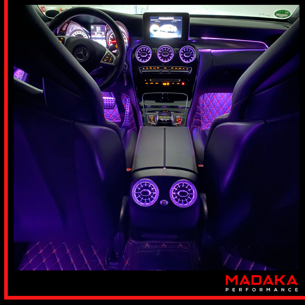 Nachgerüstete Ambientebeleuchtung für Mercedes GLC-Klasse X253 - Bild 10