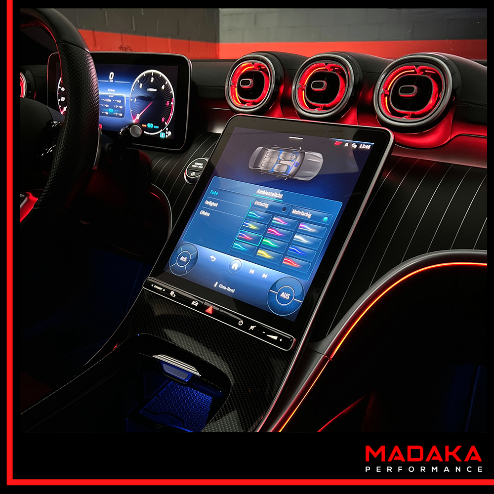 Nachgerüstete Ambientebeleuchtung für Mercedes C-Klasse W206 - Bild 7