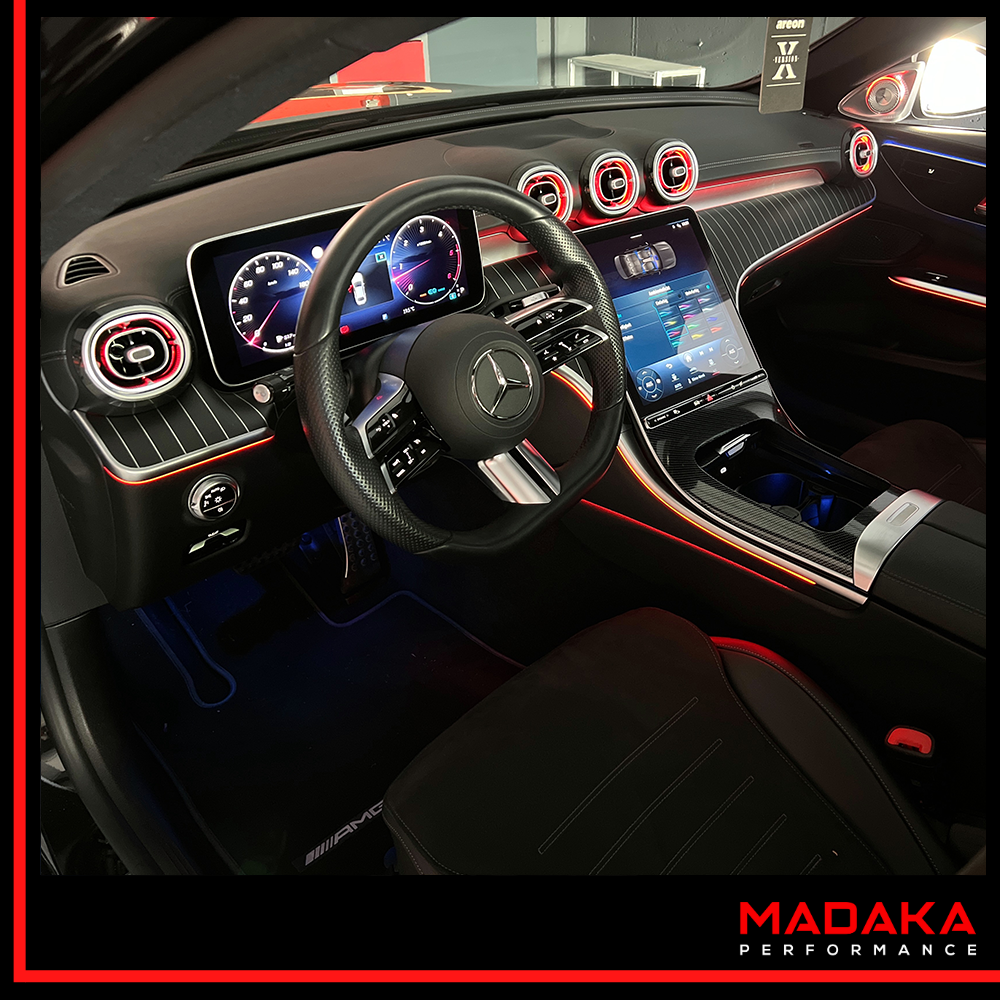 Nachgerüstete Ambientebeleuchtung für Mercedes C-Klasse W206 - Bild 6