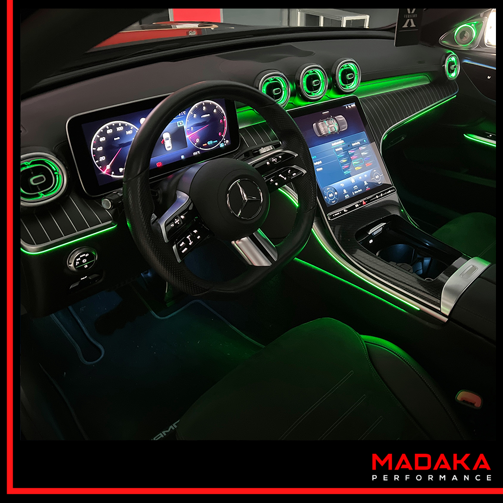 Nachgerüstete Ambientebeleuchtung für Mercedes C-Klasse W206 - Bild 5