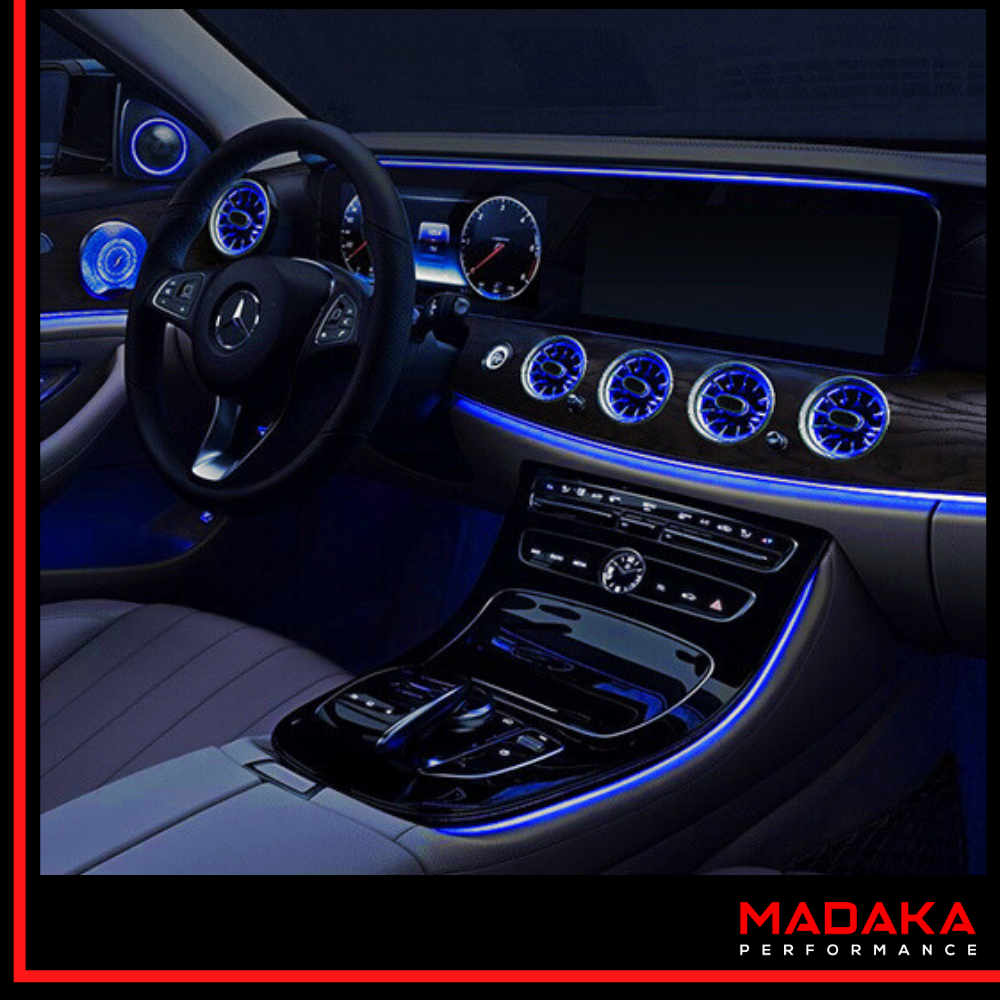 Nachgerüstete Ambientebeleuchtung für Mercedes E-Klasse - Bild 3