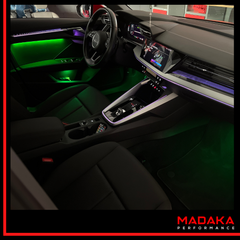 Nachrüstung Ambientebeleuchtung für Audi A3 S3 RS3 8Y mit 30 Farben inkl. Einbau