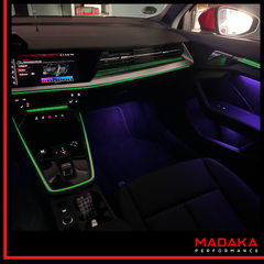 Nachrüstung Ambientebeleuchtung für Audi A3 S3 RS3 8Y mit 30 Farben inkl. Einbau