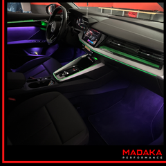 Nachrüstung Ambientebeleuchtung für Audi A3 S3 RS3 8Y mit 30 Farben inkl. Einbau