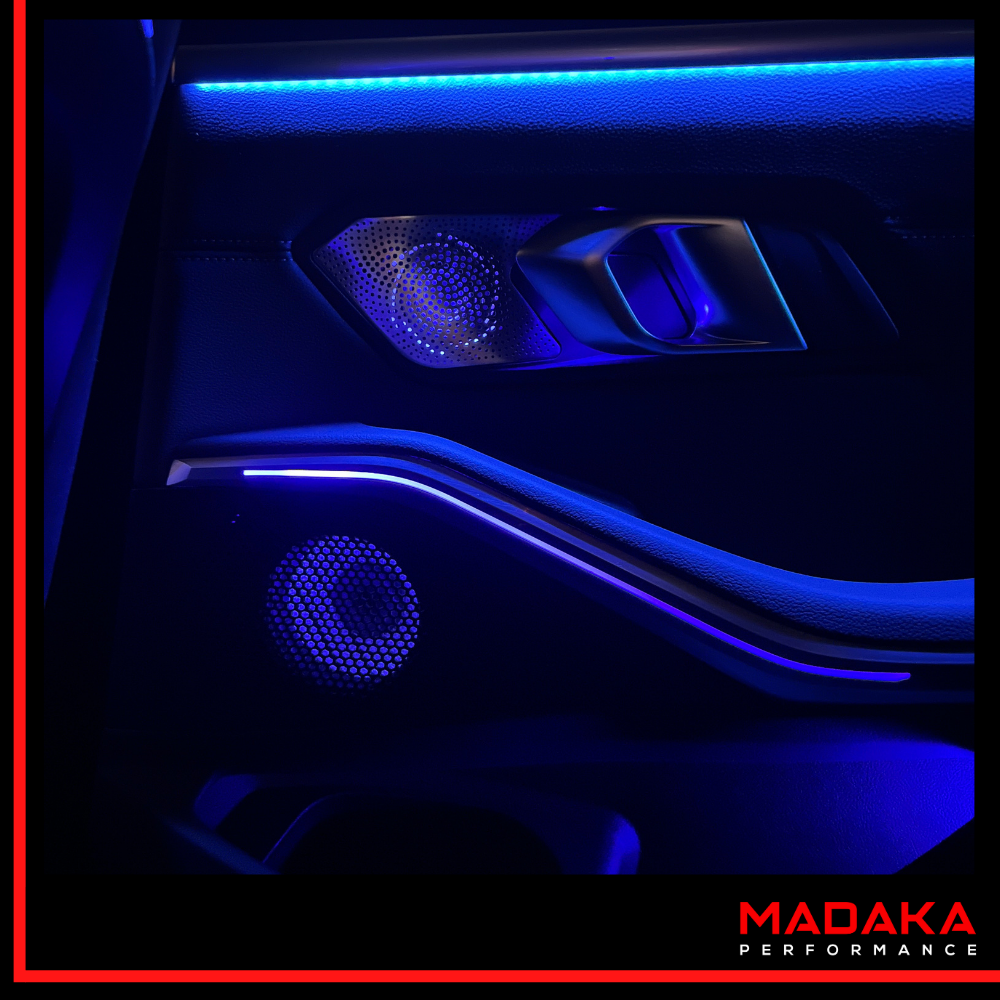 Nachrüstung Ambientebeleuchtung für BMW 3er G20 G21 mit 11 Farben inkl. Einbau