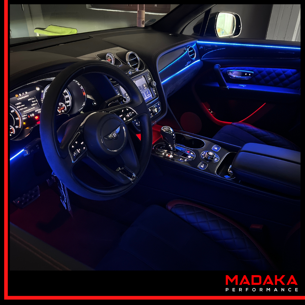 Nachrüstung Ambientebeleuchtung für Bentley Bentayaga mit 64 Farben inkl. Einbau - Bild 1