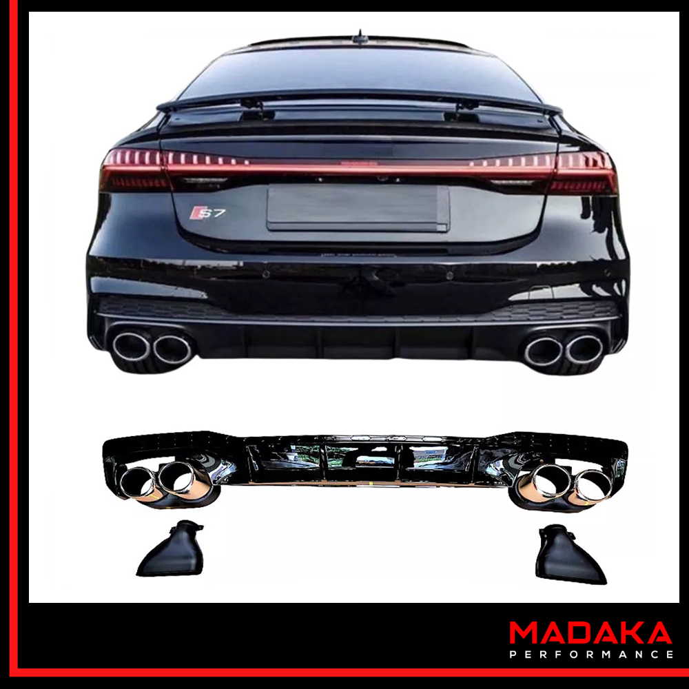 Diffusor in S7 Look für Audi A7 (C8) - madaka-performance 