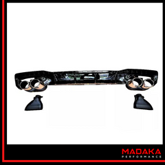 Diffusor in S7 Look für Audi A7 (C8) - madaka-performance 