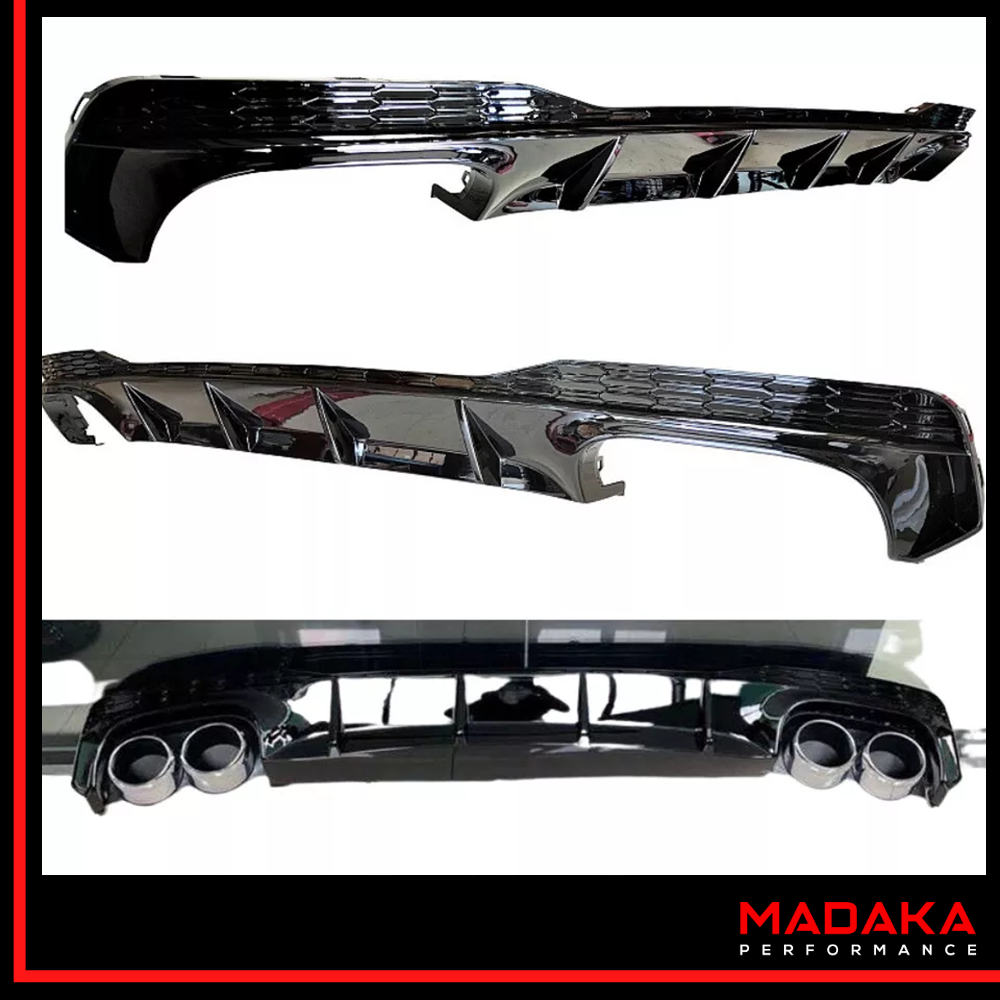 Diffusor in S7 Look für Audi A7 (C8) - madaka-performance 